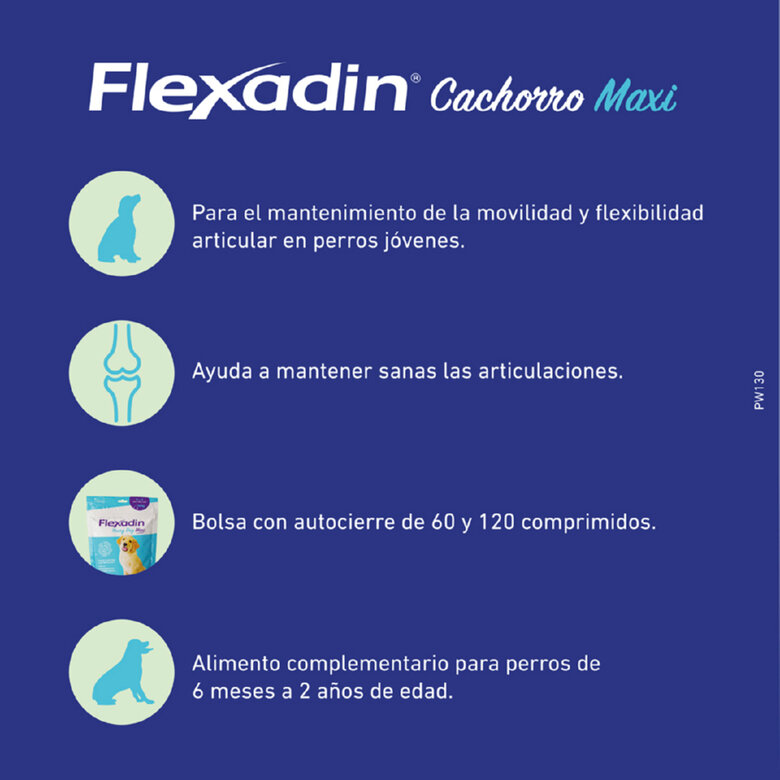 Vetoquinol Flexadin Young Maxi Condroprotector para cachorros, , large image number null